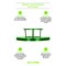 Alpine Industries Trash Can, Green, Galvanized Steel, 24.2 in W/Dia ALP479-38-A-GRN - alternate 6